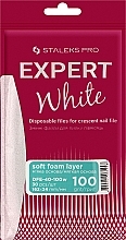 Fragrances, Perfumes, Cosmetics Soft Half Moon Nail File Refills Set, white, 100 grit, 30 pcs - Staleks Pro Expert 40 White (30 pcs)