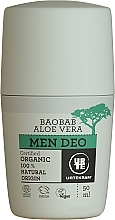 Fragrances, Perfumes, Cosmetics Organic Cream Deodorant "Baobab & Aloe Vera" - Urtekram Men Deo Baobab Aloe Vera