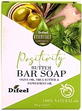 Fragrances, Perfumes, Cosmetics Positive Soap - Difeel Essentials Positivity Butter Bar Soap Olive Oil, Shea Butter, Peppermint Oil