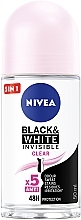 Antiperspirant 48h - NIVEA Black & White Invisible Clear — photo N1