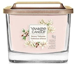 Scented Candle in Glass, one wick - Yankee Candle Snowy Tuberose — photo N2