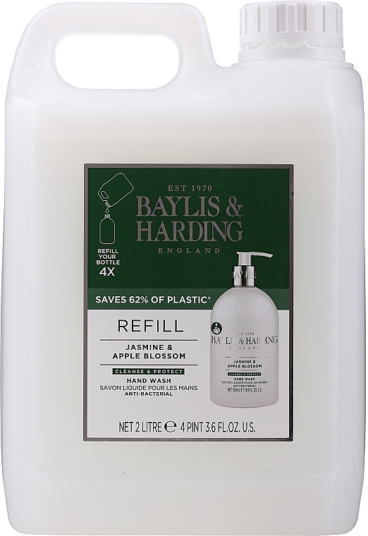 Hand Liquid Soap - Baylis & Harding Jasmine and Apple Blossom Anti-Bacterial Hand Wash — photo N5