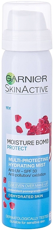 Facial Mist - Garnier SkinActive Moisture Bomb Protect Mist SPF30 — photo N1