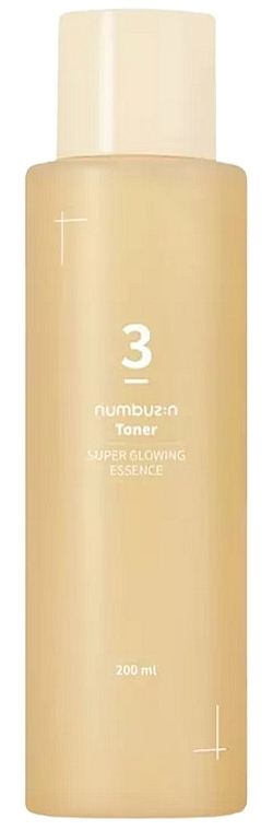 Toner Essence for Radiant Skin - Numbuzin No.3 Super Glowing Essence Toner — photo N1