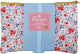 Fragrances, Perfumes, Cosmetics Set - Accentra Blossom Bath Care Set (sh/gel/100ml + sponge/1pcs + bag/1pcs)