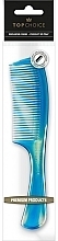 Fragrances, Perfumes, Cosmetics Hairbrush "Rainbow", 60571, blue - Top Choice Hair Comb