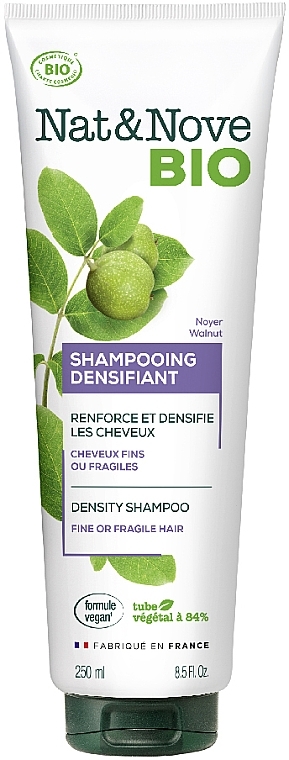 Walnut Shampoo for Thin, Damaged Hair - Eugene Perma Nat&Nove BIO — photo N1