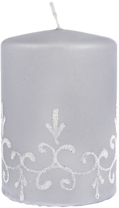 Tiffany Candle, 7x10cm, silver - Artman Tiffany Candle — photo N3