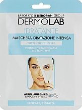 Fragrances, Perfumes, Cosmetics Moisturizing Sheet Mask - Deborah Dermolab Intense Hydration Mask