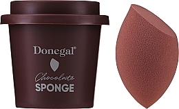 Makeup Sponge with Holder, brown - Donegal — photo N1