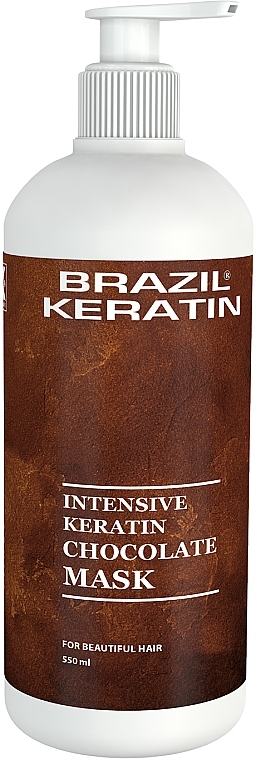 Regenerating Mask for Damaged Hair - Brazil Keratin Intensive Keratin Mask Chocolate — photo N1