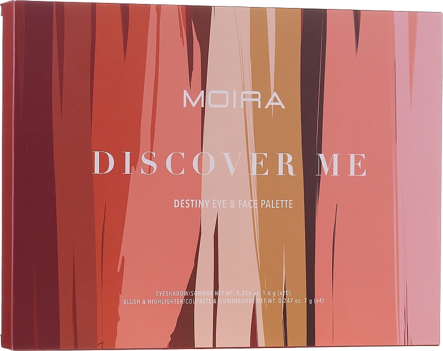 Makeup Palette - Moira Discover Me Destiny Eye & Face Palette — photo N2