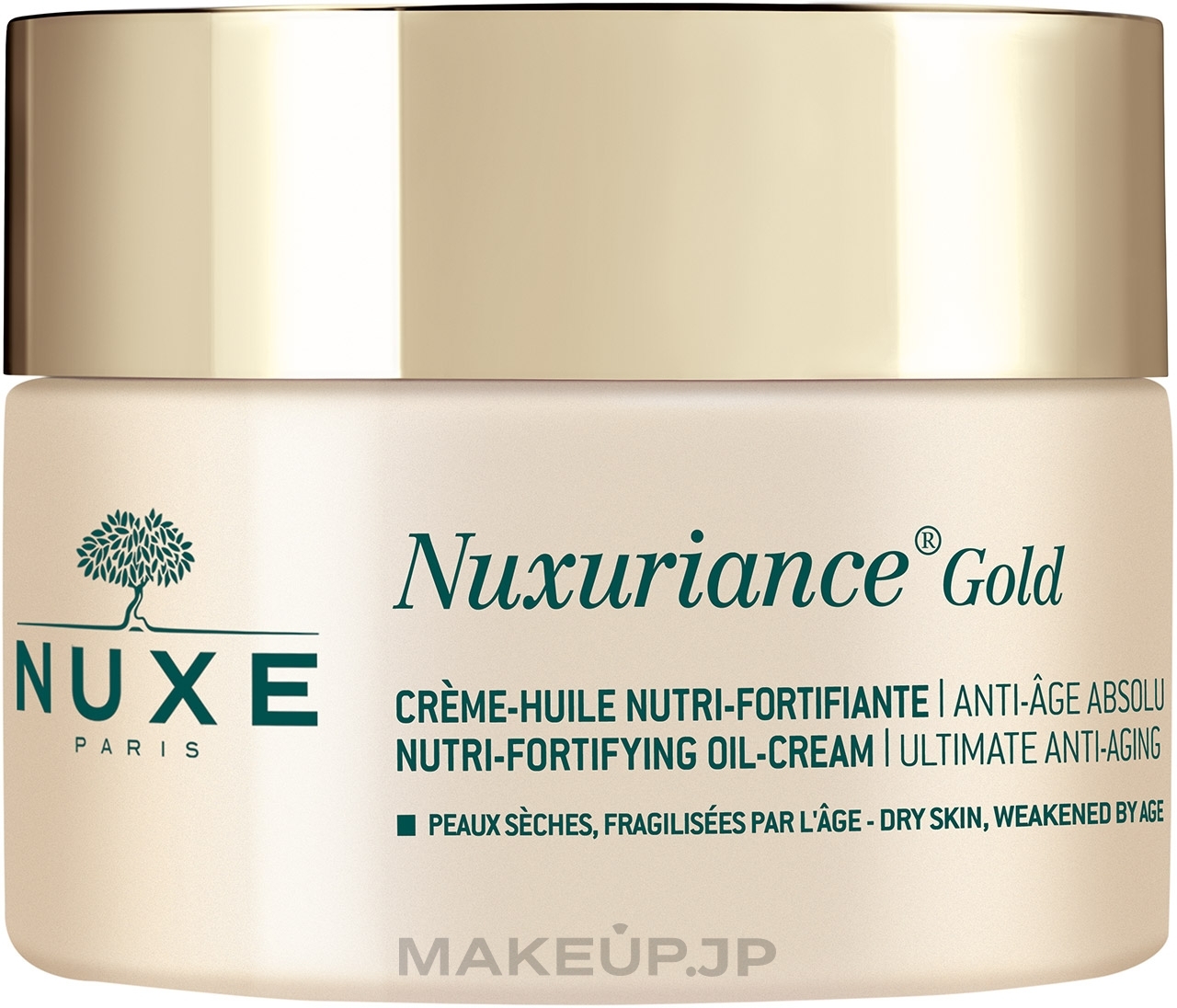 Nourishing Intensive Oily Cream for Dry Skin - Nuxe Nuxuriance Gold Nutri-Fortifying Oil-Cream — photo 50 ml