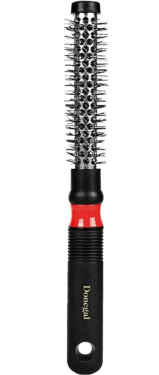 Round Hair Brush "Curler" 15/23, 9047, black - Donegal — photo N1