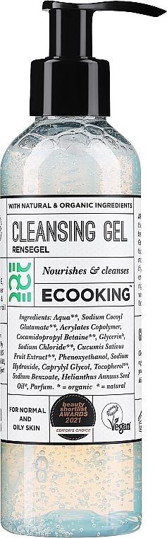 Cleansing Gel with Cucumber Extract - Ecooking Cleansing Gel — photo N1