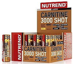 Dietary Supplement - Nutrend Carnitine 3000 Shot Orange — photo N1