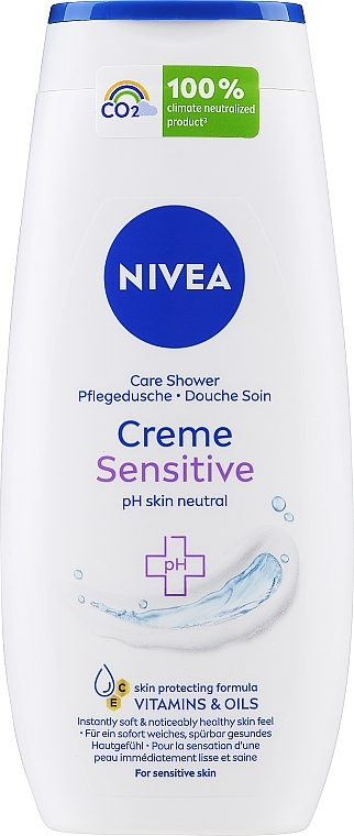 Shower Cream-Gel - NIVEA Creme Sensitive Cream Shower — photo N1