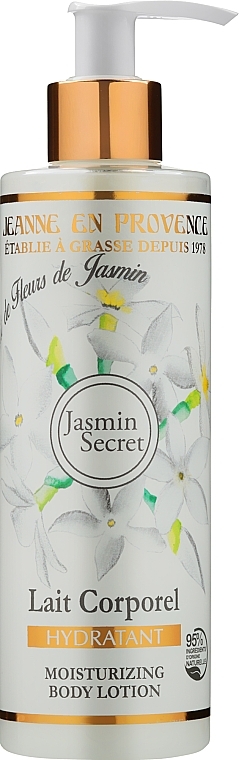 Moisturizing Body Lotion - Jeanne en Provence Jasmin Secret Moisturizing Body Lotion — photo N1