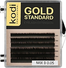 Fragrances, Perfumes, Cosmetics Gold Standard B 0.05 False Eyelashes (6 rows: 6/9) - Kodi Professional