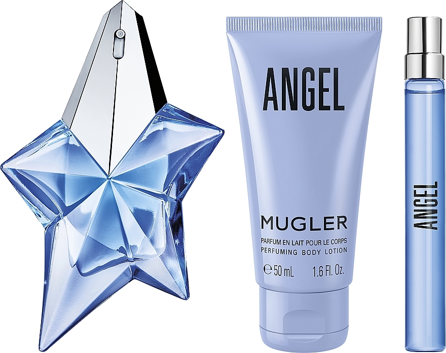 Mugler Angel - Set (edp/25ml + b/lot/50ml + edp/10ml) — photo N7