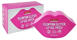 Gel Eye Patch - Purederm Plumpink Glitter Lip Gel Patch — photo N1