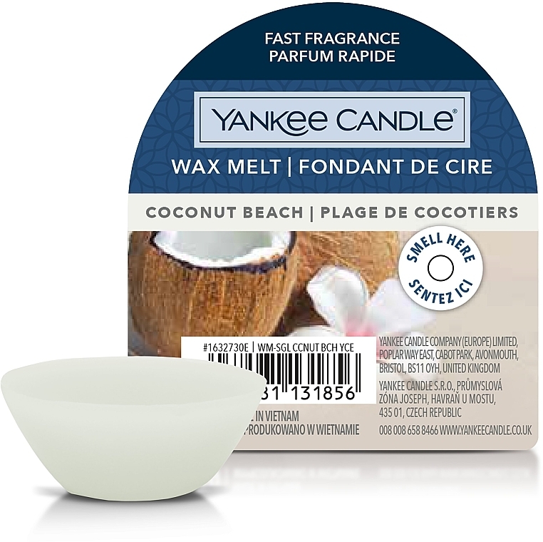 Scented Wax Melts - Yankee Candle Wax Melt Coconut Beach — photo N3