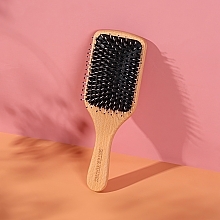 Wooden Hair Brush with Combined Bristles - Sister Young Vera Wood Brush Bv — photo N3