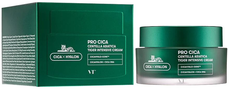 Intensive Face Cream - VT Cosmetics Pro Cica Centella Asiatica Tiger Intensive Cream — photo N2