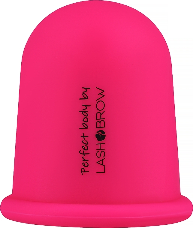 Body Massage Silicone Cup, pink, XL - Lash Brown XL — photo N1