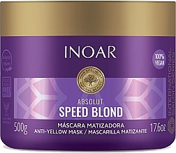 Anti-Yellow Hair Mask - Inoar Absolut Speed Blond Anti-Yellow Mask — photo N2