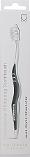 Medium Antibacterial Toothbrush with Silver, grey - WhiteWash Laboratories Whitening Toothbrush — photo N1