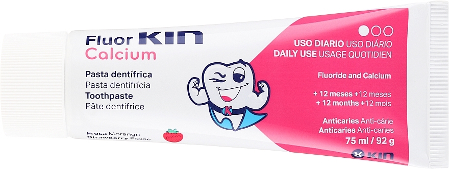 Kids Toothpaste - Kin Fluor Calcium Tootpaste — photo N4