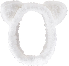 Fragrances, Perfumes, Cosmetics Headband, FA-5660, white with ears - Donegal