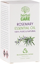 Essential Oil "Rosemary" - Bulgarian Rose Herbal Care Essential Oil — photo N1