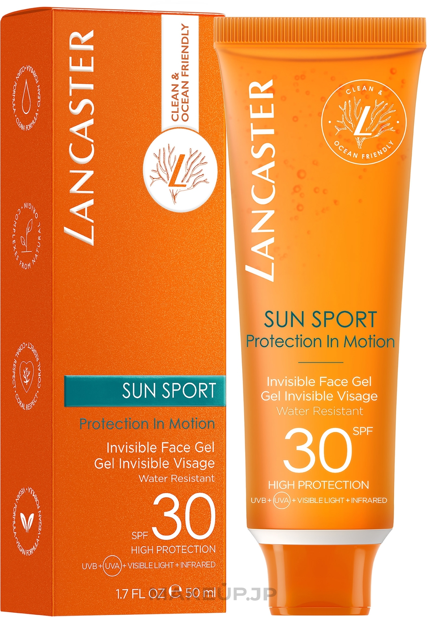 Invisible Face Gel SPF30 - Lancaster Sun Sport Face Invisible Gel SPF30 — photo 50 ml