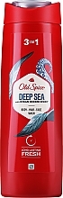 Shower Gel & Shampoo 3 in 1 - Old Spice Deep Sea With Ocean Breeze Scent Shower Gel+ Shampoo — photo N1