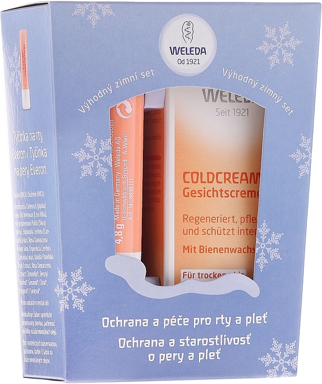 Set - Weleda Winter Kit (cr/30ml + lip/balm/4.8g) — photo N1