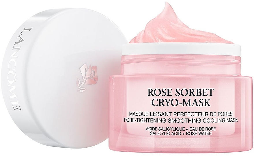 Cooling & Pore-Tightening Face Mask - Lancome Rose Sorbet Cryo-Mask — photo N2