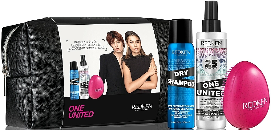 Set, 4 products - Redken One United & Deep Clean — photo N1