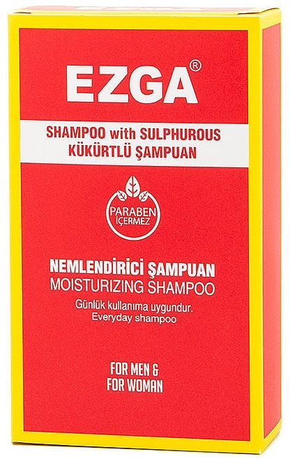 Anti-Dandruff Shampoo - Ezga Moisturizing Shampoo — photo N1