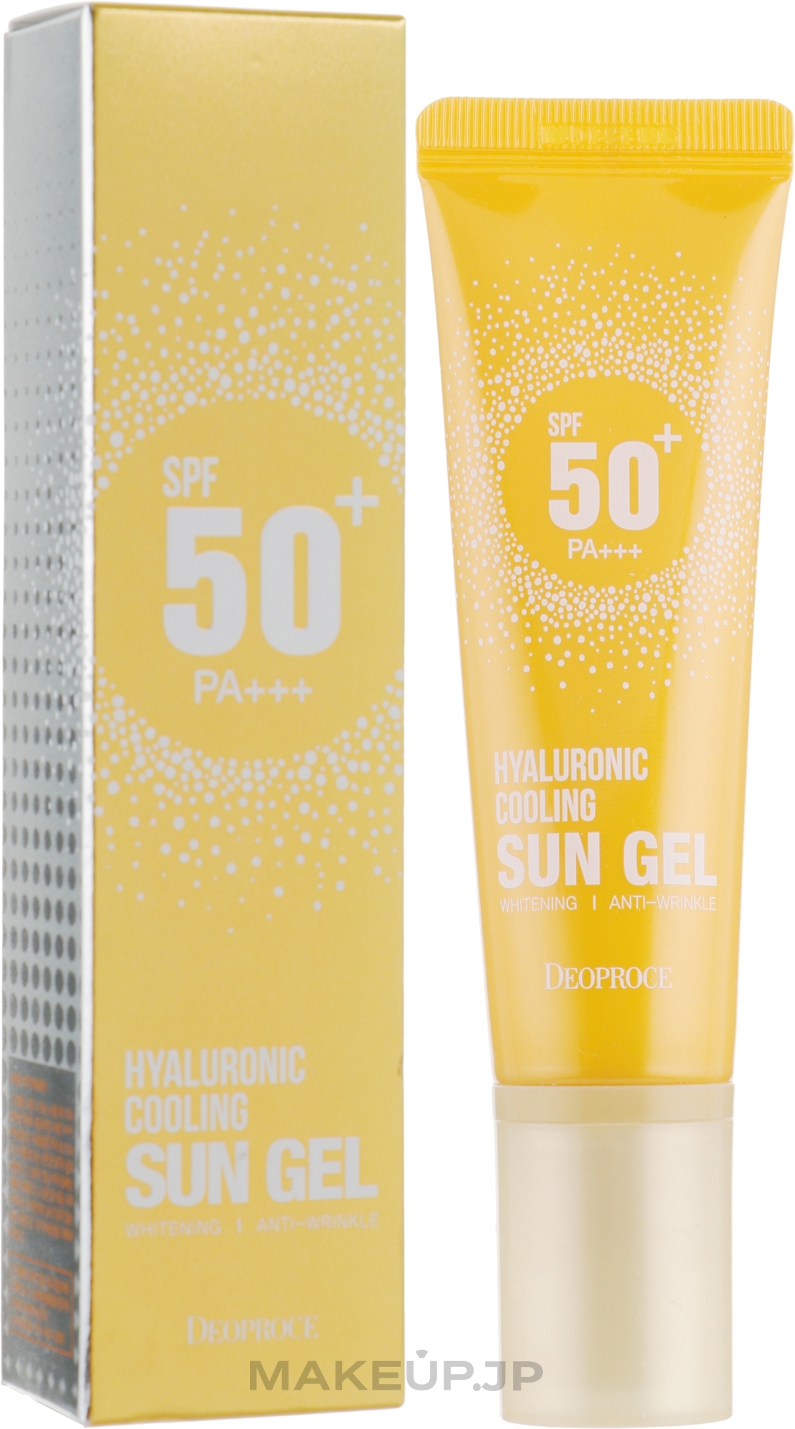 Body Sun Gel - Deoproce Hyaluronic Cooling Sun Gel — photo 50 ml