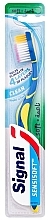 Fragrances, Perfumes, Cosmetics Soft Toothbrush, Blue & Yellow - Signal Sensisoft Clean Soft