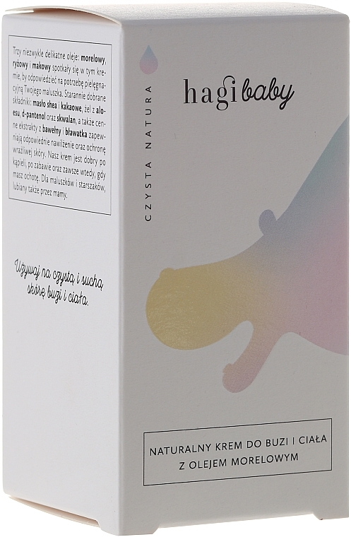Face and Body Cream with Apricot Oil - Hagi Baby Cream — photo N1