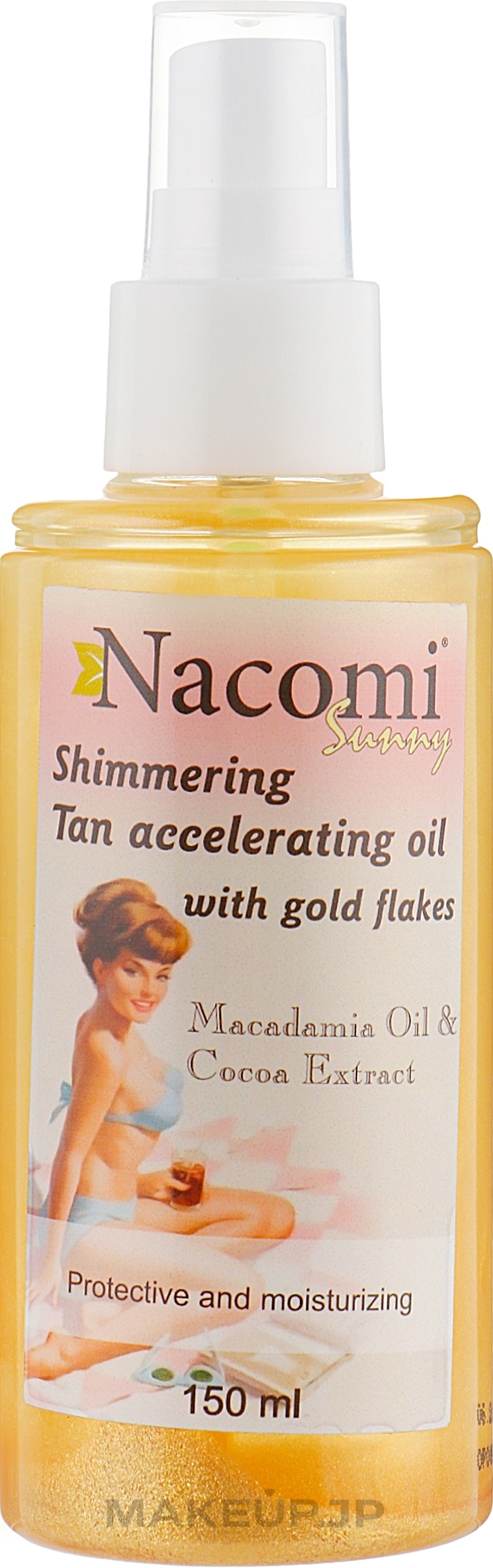 After Sun Oil with Gold Particles - Nacomi Sunny Oil — photo 150 ml