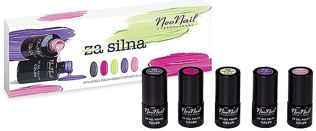 Set - NeoNail Professional Silna Set (5 x nail/polish 3 ml) — photo N2