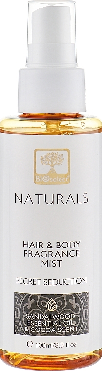 Perfumed Hair & Body Mist "Secret of Temptation" - BIOselect Naturals Fragrance Mist — photo N1