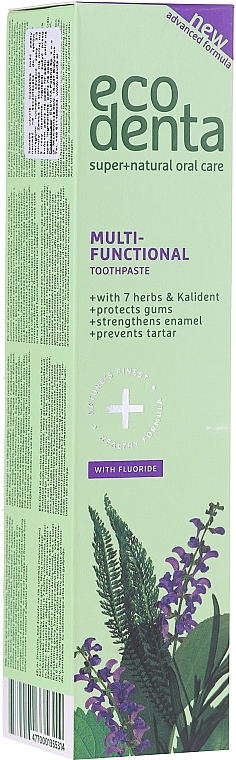 Multifunctional Toothpaste with 7 Herbs Extract - Ecodenta Multifunctional Herbal Toothpaste — photo N6
