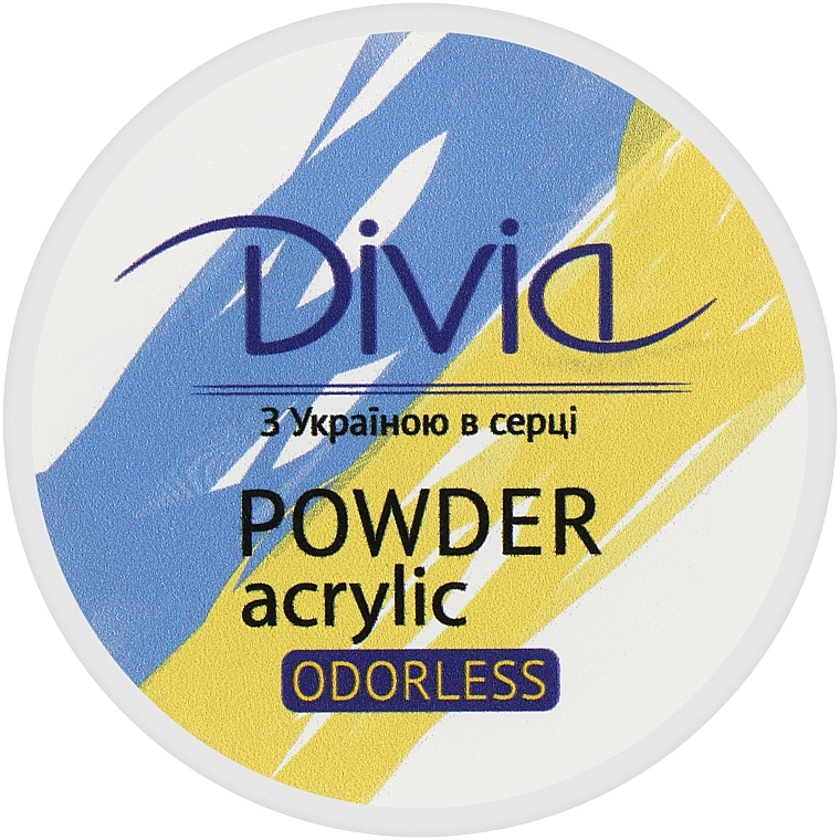 Odorless Acrylic Powder - Divia Acrylic Powder Odorless Di1802 — photo N1