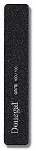 Wide Double-Sided Nail File 100/100, 17.8 cm, 9186, black - Donegal — photo N2