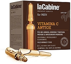 Fragrances, Perfumes, Cosmetics Vitamin C Face Ampoules - La Cabine For Men Ampoules Vitamin C Antiox